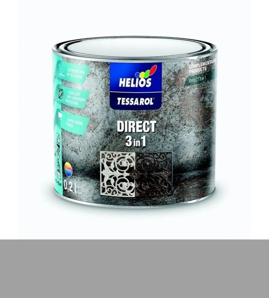 TESSAROL Direct 3v1 - RAL 9006 stříbrný 0,2 l