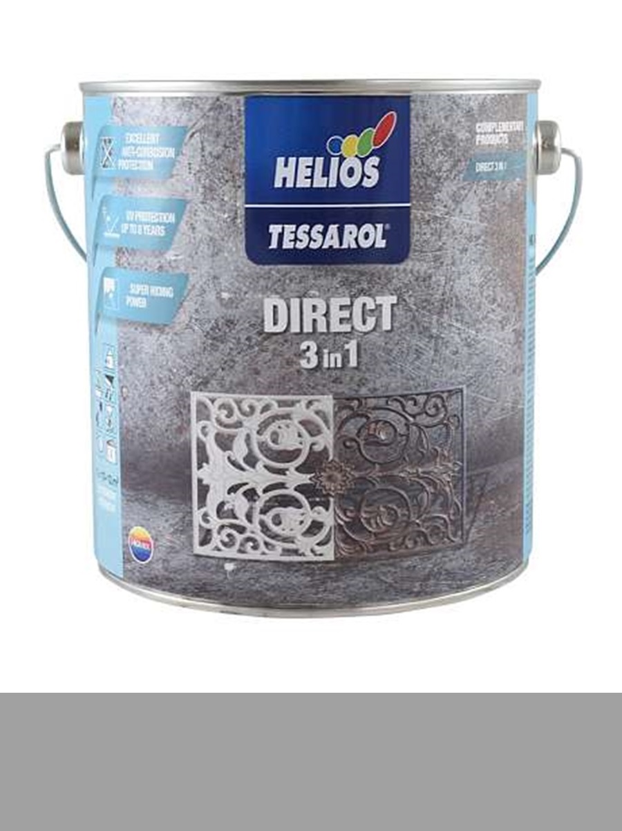 TESSAROL Direct 3v1 - RAL 9006 stříbrný 2,5L/ks