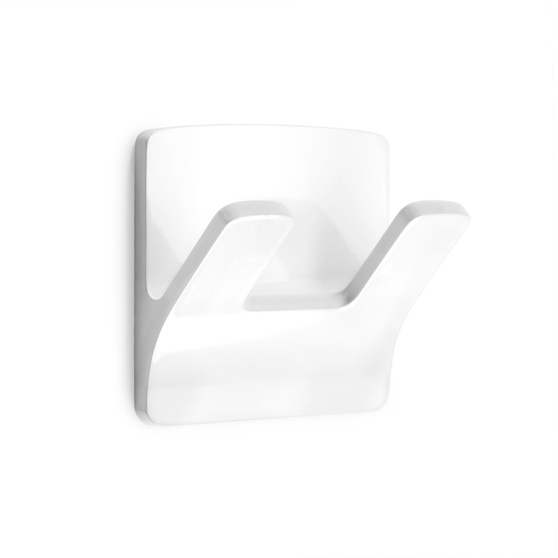 Voděodolný háček "větvička" dvojitý - bílý