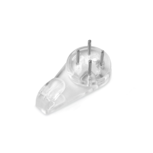 Zatloukací háčky 4x – transparentní