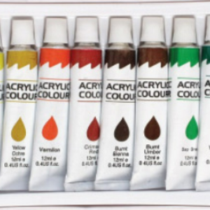 Akrylové barvy Centrum 12ks