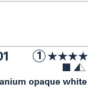 Akvarelová barva Horadam 15ml – 101 titanium opaque white