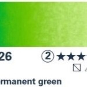 Akvarelová barva Horadam 15ml – 526 permanent green