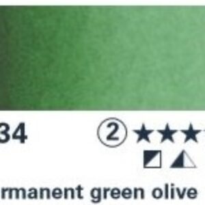 Akvarelová barva Horadam 15ml – 534 permanent green olive