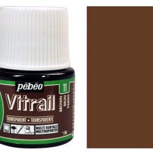 Barva na sklo Vitrail 45ml – 11 hnědá