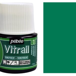 Barva na sklo Vitrail 45ml – 13 smaragdová