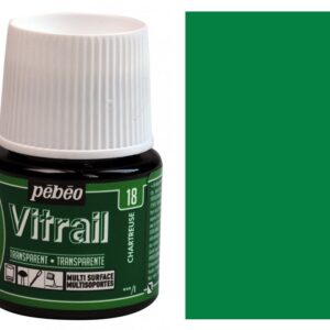 Barva na sklo Vitrail 45ml – 18 zelená chartreuse