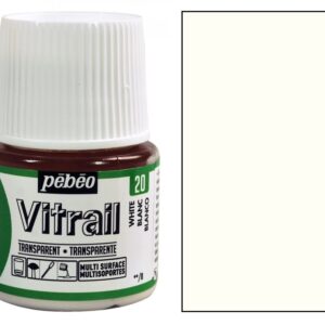 Barva na sklo Vitrail 45ml – 20 bílá