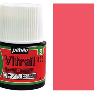 Barva na sklo Vitrail 45ml – 21 růžová