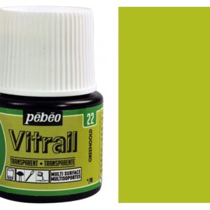 Barva na sklo Vitrail 45ml – 22 zelená zlatá