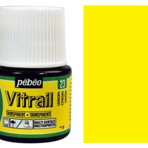 Barva na sklo Vitrail 45ml – 23 žlutá citronová