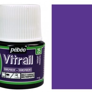 Barva na sklo Vitrail 45ml – 25 fialová