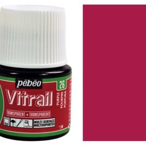 Barva na sklo Vitrail 45ml – 26 fialová