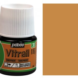 Barva na sklo Vitrail 45ml – 30 pískově hnědá