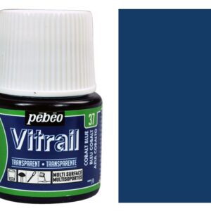 Barva na sklo Vitrail 45ml – 37 modrá kobaltová