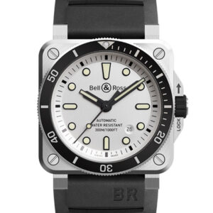 Bell & Ross BR03-92 Diver White BR0392-D-WH-ST/SRB