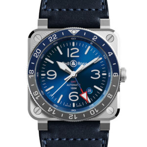 Bell & Ross BR 03-93 GMT Blue BR0393-BLU-ST/SCA