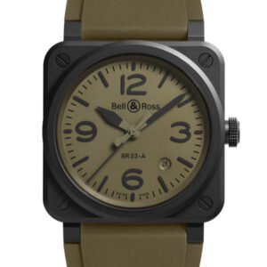 Bell & Ross New BR 03 Military Ceramic BR03A-MIL-CE/SRB