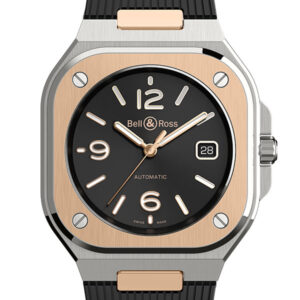 Bell & Ross BR 05 Black Steel & Gold BR05A-BL-STPG/SRB