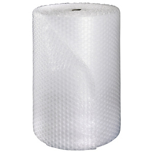 3x Bublinková fólie 300mm, návin 50m, velké bubliny ø30mm, tloušťka 100µm, 100% recyklovaná | RAJA