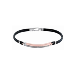 Zlatý Pánský Náramek s Diamanty