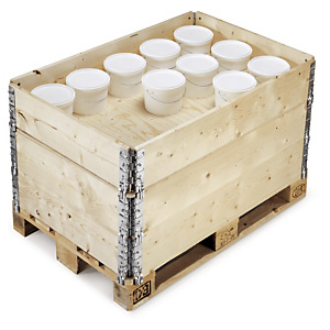 3x Dřevěný rám 756 x 556 x 195 mm