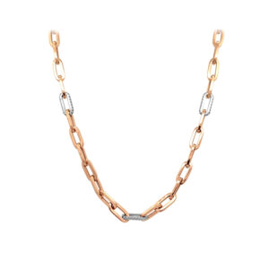 Beny Jewellery Dámský Náhrdelník z Kombinovaného Zlata