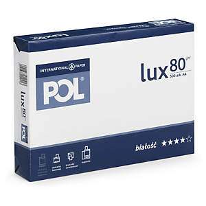 5x Kancelářský papír A4 POL lux, 80g/m2