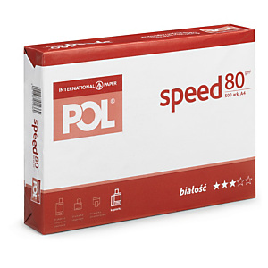 5x Kancelářský papír A4 POL speed, 80g/m2