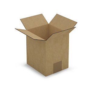 25x Kartonová krabice 150x130x170mm, hnědá, klopová,třívrstvá vlnitá lepenka (3VVL) | RAJA