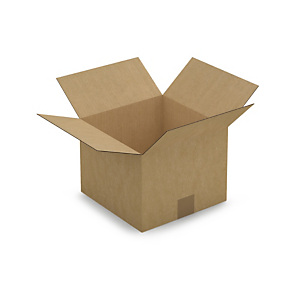 20x Kartonová krabice 250x250x190mm, hnědá, klopová,třívrstvá vlnitá lepenka (3VVL) | RAJA