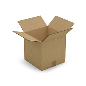 15x Kartonová krabice 250x250x250mm, hnědá, klopová,pětivrstvá vlnitá lepenka (5VVL) | RAJA