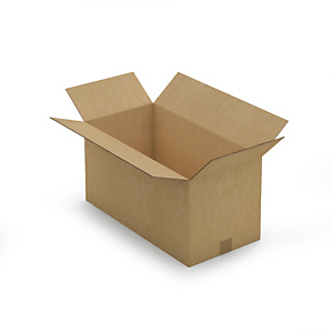 10x Kartonová krabice 600x300x300mm, hnědá, klopová,pětivrstvá vlnitá lepenka (5VVL) | RAJA