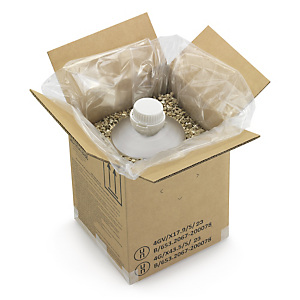 5x Klopové krabice na nebezpečné zboží, 270x250x350 mm