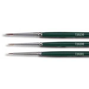 Štětec KREUL červený sobolí vlas kulatý vel. 0