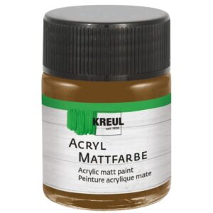 Akrylová barva matná KREUL 50 ml TMAVÁ HNĚDÁ