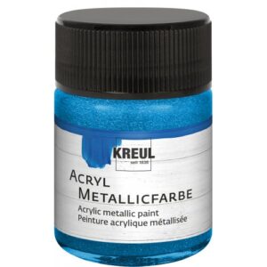 Akrylová barva metalická KREUL 50 ml MODRÁ