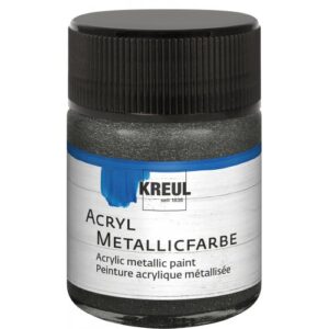 Akrylová barva metalická KREUL 50 ml ANTRACITOVÁ