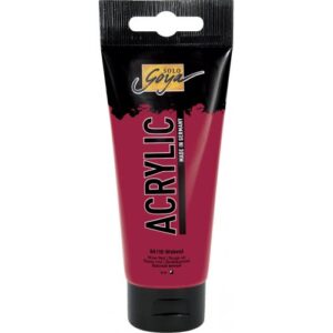 Akrylová barva SOLO GOYA 100 ml VÍNOVĚ ČERVENÁ