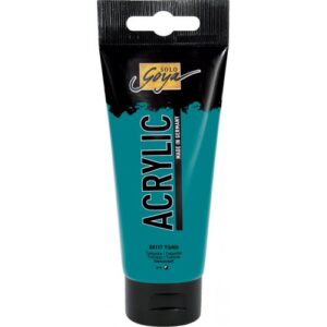 Akrylová barva SOLO GOYA 100 ml TYRKYSOVÁ
