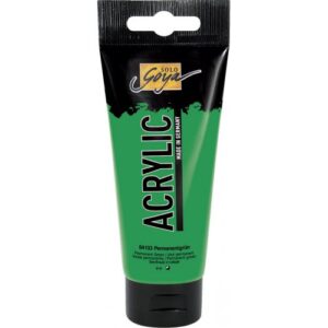 Akrylová barva SOLO GOYA 100 ml PERNAMENTNÍ ZELENÁ