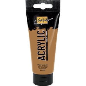 Akrylová barva SOLO GOYA 100 ml ZLATOOKROVÁ