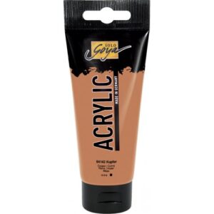 Akrylová barva SOLO GOYA 100 ml MĚDĚNÁ