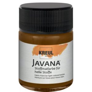 Barva na světlý textil JAVANA 50 ml TMAVÁ HNĚDÁ