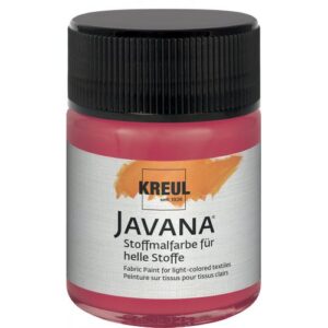 Barva na světlý textil JAVANA 50 ml RUBÍNOVÁ ČERVENÁ