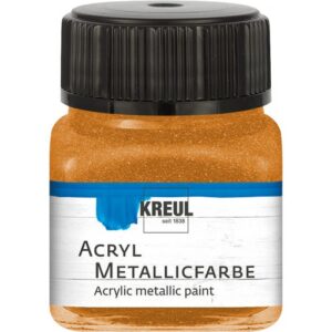 Akrylová barva metalická KREUL 20 ml ZLATOBRONZOVÁ