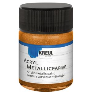 Akrylová barva metalická KREUL 50 ml ZLATOBRONZOVÁ