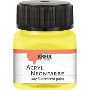 Akrylová barva neonová KREUL 20 ml ŽLUTÁ