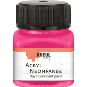 Akrylová barva neonová KREUL 20 ml RŮŽOVÁ