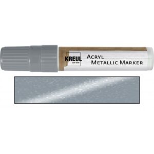 Akrylový fix metalický KREUL XXL STŘÍBRNÁ